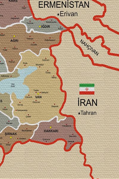 GLOBELUX Wall Cover Detailed Current Türkiye Map Quality Canvas Wall Tapestry-4051
