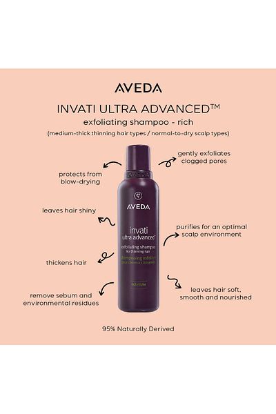 Aveda Invati Ultra Advanced Riche Anti Hair Loss Shampoo: Rich Texture 50ml