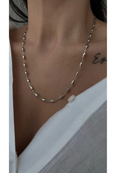 Vi store Silver Ellipse Necklace
