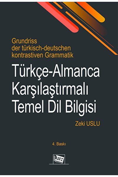 Anı Yayıncılık Türkçe-Almanca Karşılaştırmalı Temel Dil Bilgisi