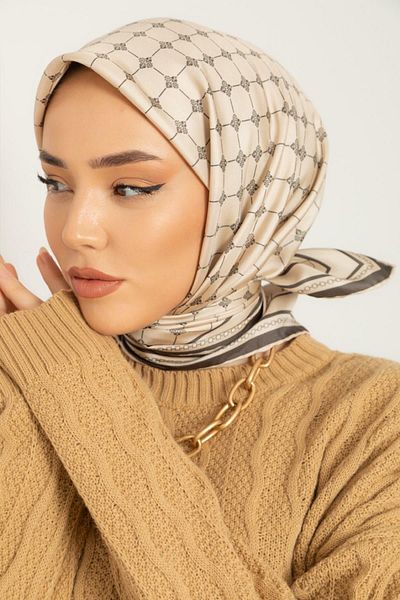 Silk Home Μεταξωτό μαντίλι Light Stone Khaki Twill - 11393-16