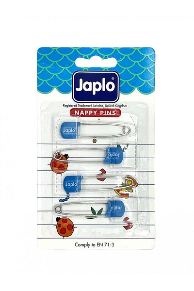 Japlo Doremodam Safety Safety Baby Needle Set of 4 - Blue