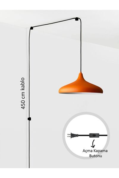 Bamyum Champion Fişe Takılabilir Tekli Avize Sarkıt Salon Mutfak Ofis Oturma ...