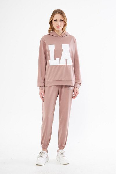 charamela Dried Rose 2-Piece Tracksuit Set - Bgt06