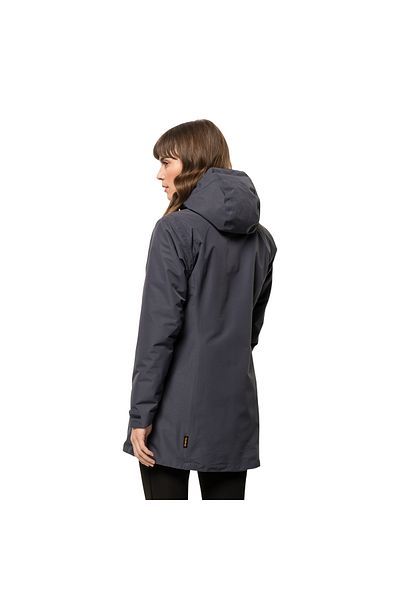 Jack Wolfskin Voděodolný kabát Heideline Ins Jkt W