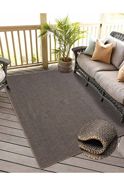 Konfor Halı Friolero 2578 Naturel Jüt Halı Modern Örme Kilim