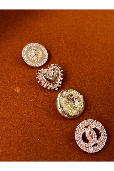 ODDA TASARIM ATÖLYESİ Luxury Combin Buttons Set (4 Pcs)