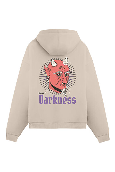 Mounte Bianca Unisex tamna majica sa kapuljačom - standardni model