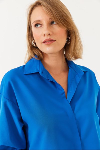 Bianco Lucci Weit geschnittenes Basic-Shirt für Damen 60251811