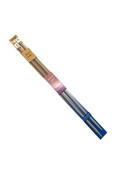 Pony 6 Mm 1. Kalite Ithal Şiş - 35 Cm Örgü Şişi