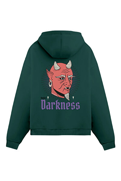 Mounte Bianca Unisex tamna majica sa kapuljačom - standardni model