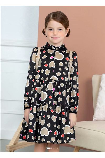Abel & Lula Rochie din satin pentru fete Abel&lula 5539