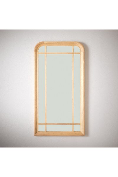 Home Box Inez Solid Wood Frame Window Mirror - 70x130 cm