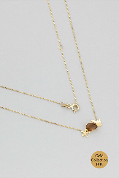 So CHIC... Deniz Yıldızı Figürlü 14 Ayar 45 Cm Sarı Altın Kolye