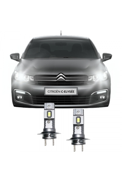 Fardoktoru CITROEN C-ELYSEE LED XENON KISA FAR AMPULÜ H7 Mini Led 2'li Set