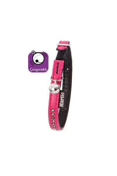 Karlie Karlıe Leather Cat Collar 30cm Pink 492113
