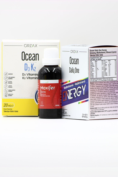 Ocean Triple Support Package – D3 K2 Damla, Daily One and Maxifer Damla