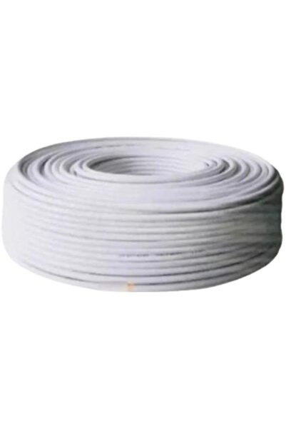 NET Dt8 Diafon Kablosu Reçber Beyaz (METRESİ)
