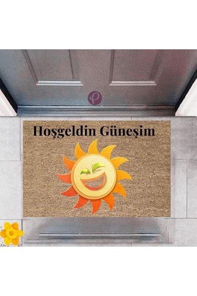 Lasirius Door Front Mat Decorative Digital Printing Sun