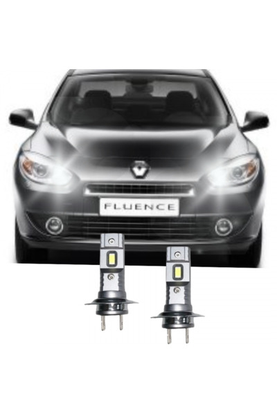 Fardoktoru RENAULT FLUENCE LED UZUN FAR AMPULÜ Mini Led 2'li Set H7