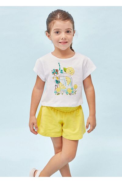MAYORAL tricou de vară pentru fete, pantaloni scurți, set de 2 3213