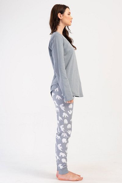 ELİS Battal Size Long Sleeve Pajama Set