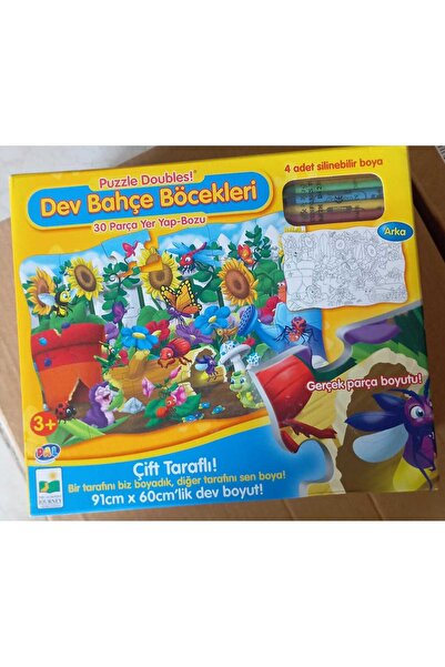 Anne Dev Bahçe Böcekleri 30 Parça Yapboz Puzzle