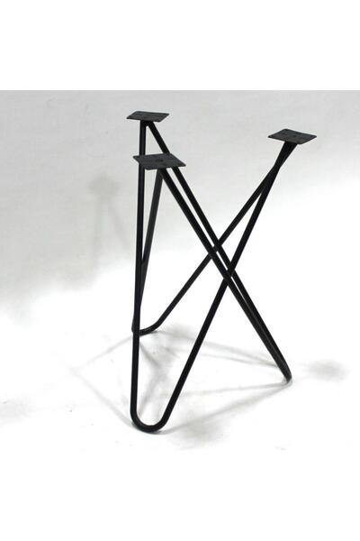 Otantik Çarşı Picior Masa Metal Culoare Negru K092