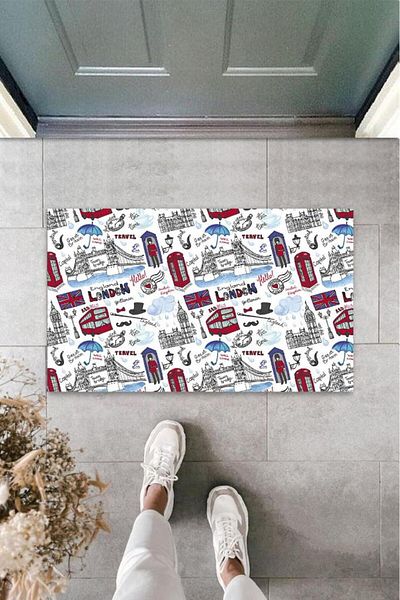 Lasirius Digital Printing Multicolor London Travel Mat