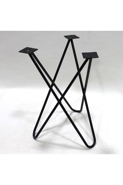 Otantik Çarşı Picior Masa Metal Culoare Negru K092