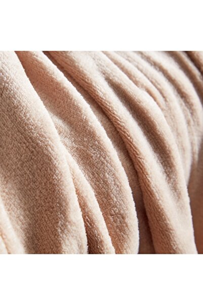 Home Box Ontario Solid Coral Fleece Throw - 120x170 cm