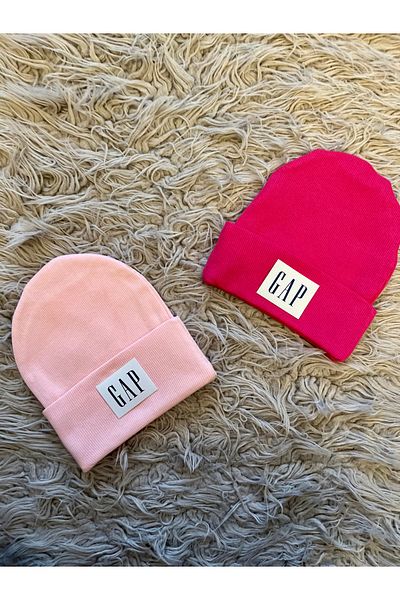 enes baby Flexible Ribbed - Pack of 2 Labeled Beanie