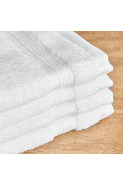 Home Box Air Rich 4-Piece Face Towel Set - 30x30 cm