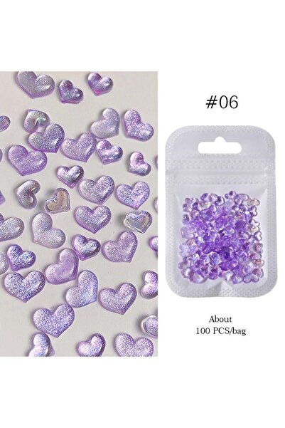 tırnakmania Tırnak Süsleme Nail Art CHARM Kalp (56263-6)