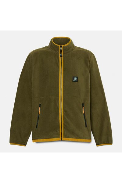Timberland Ανδρικό Fleece Fleece με πλήρες φερμουάρ Tb0a62ey3021 Green-xl