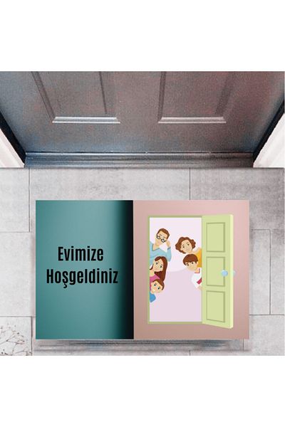 Lasirius Door Mat Decorative Digital Printing Welcome to Our Home