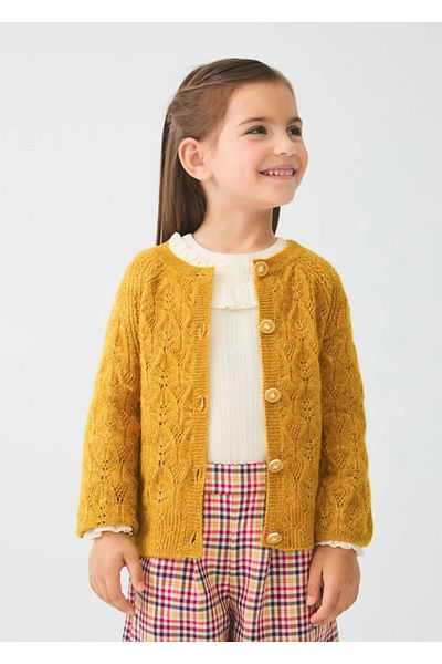 Abel & Lula Cardigan de tricotaj pentru fete Abel&Lula - Model 5817