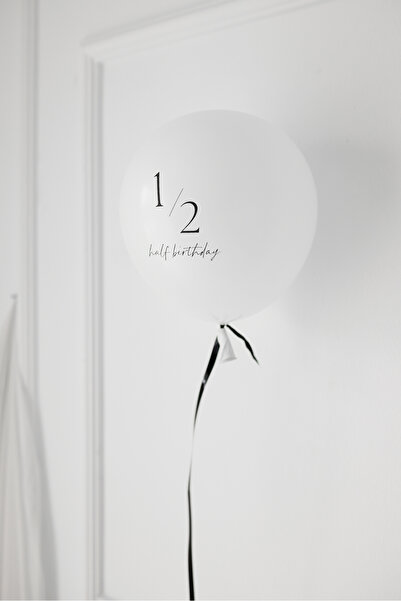 Kukuletaparty Yarım Yaş Doğum Günü Balonu / 1/2 yaş balon
