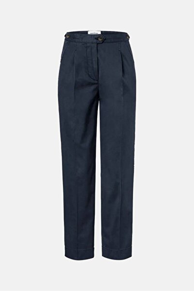 Tchibo Women Modern Fit Plain Chino Pants, Navy