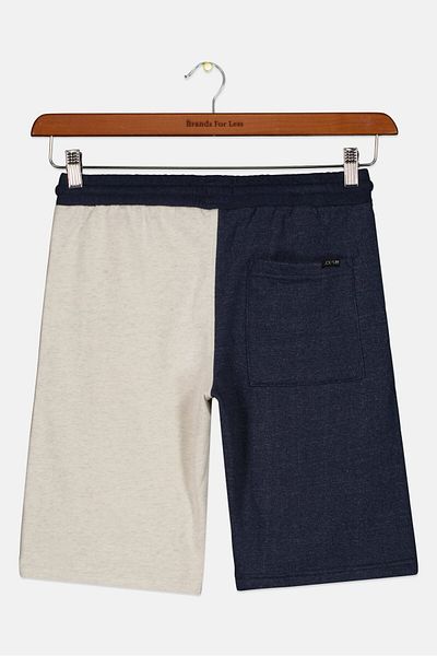 Joe's Kids Boy Slim Fit Drawstring Colorblock Basic Shorts, Navy