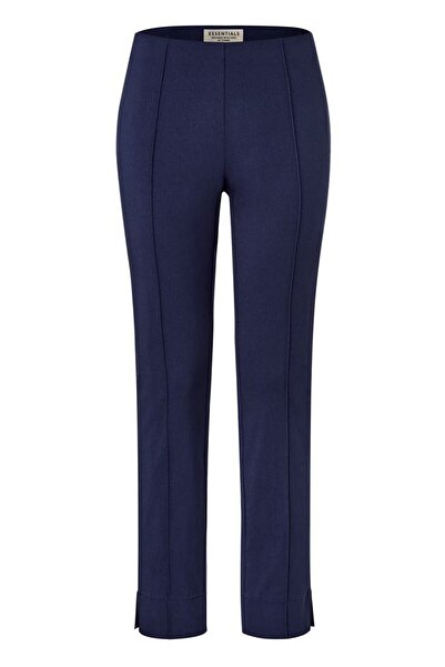 Tchibo Women Regular Fit Solid Stretchable Skinny Pants, Navy