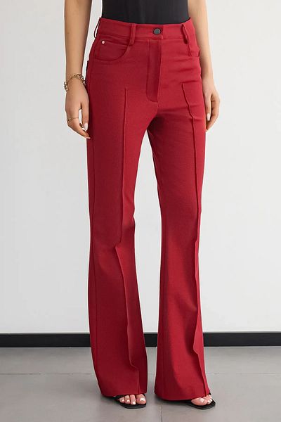 Hiccup Half High Corded Wide Leg Trousers