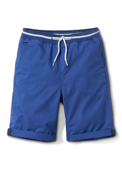Tchibo Kids Boy Plain Drawstring Shorts, Blue and White