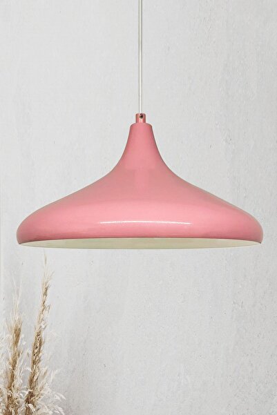 Bamyum Champion Pembe Avize - Alüminyum 35 Cm Çap Rustik Çocuk Odası Bebek Odası Mutfak Modelleri