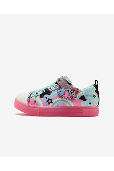 SKECHERS Twinkle Sparks Ice 2.0 - Shimmering Sky Büyük Kız Çocuk Siyah Işıklı Spor Ayakkabı 314749l Bkmt