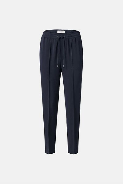 Tchibo Women Plain Regular Fit Jogger Pants, Navy Blue