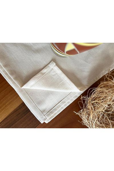 mudita home design Organic Linen Cotton Tablecloth, Easy Care – Stylish Design |   Birthday and Organizations