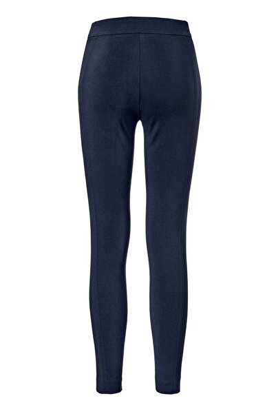 Tchibo Women Regular Leg Plain Pants, Navy Blue