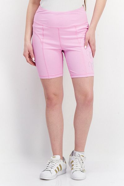 Juicy Couture Women Pull On Ribbed Bike Shorts, Pink