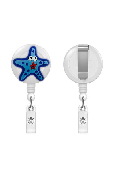 PABALAS Blue Starfish Figured Yoyo Card Holder